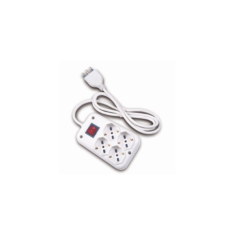 Unel 200124 blanc 72440 multiprise plate...
