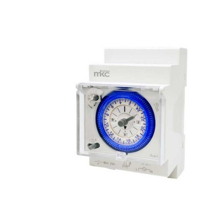 Orologio timer elettrico interruttore guida din 3M 2800w 230v 16A