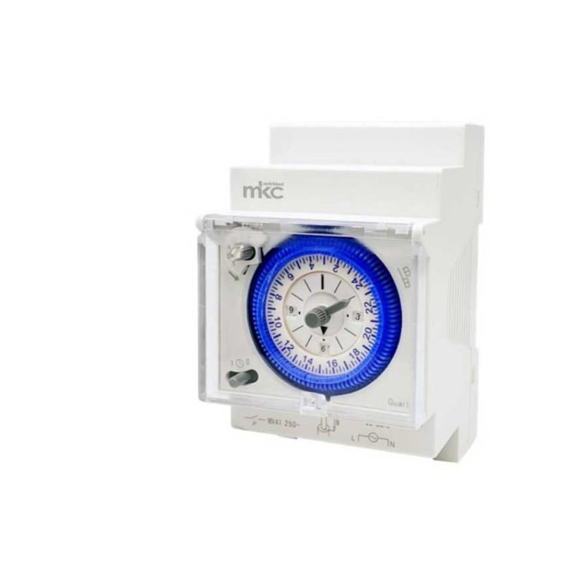 Orologio timer elettrico interruttore guida din 3M 2800w 230v 16A