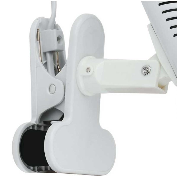 Faretto spot orientabile con pinza 1xE27 con cavo interruttore e spina  2