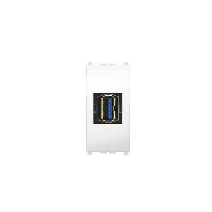 Presa USB MiVida agg.keystone bianco       