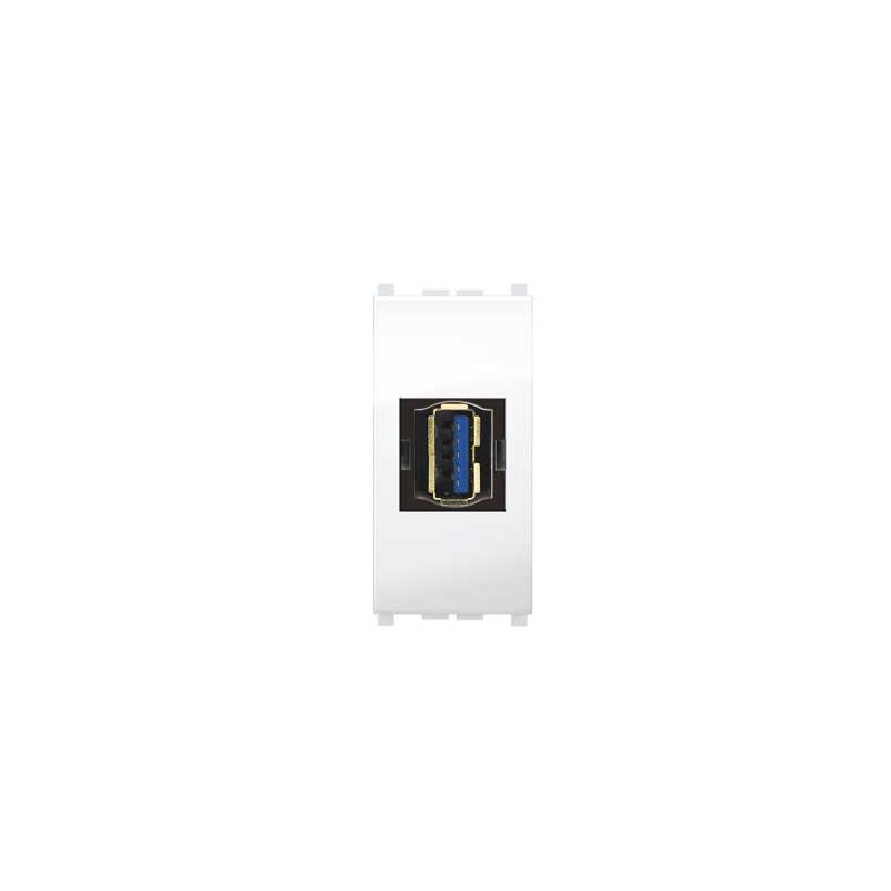 Presa USB MiVida agg.keystone bianco       