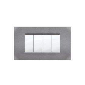 Placca MiVida  4 mod.vulc.grigio ch.       