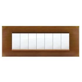Placca MiVida  7 moduli legno chiaro       
