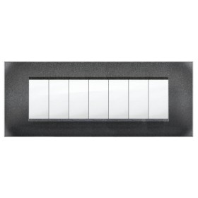 Placca MiVida  7 mod.vulc.grigio notte     