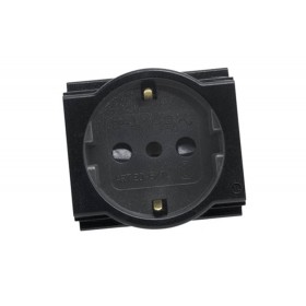 Prise électrique unel schuko sécurité allemande living classicv 16a 2046tl