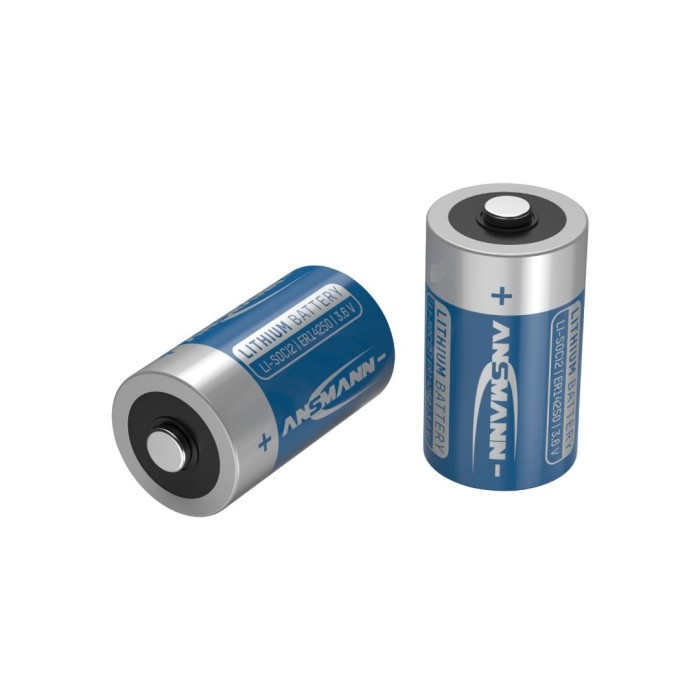 Batteria Litio Ansmann ER14250 1/2AA 3,6V 1200mAh – Pila Li-SOCl2 con Cavo e Connettore Molex 5264-2 2