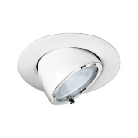 Faro ad incasso bend 19 ioduri met.bianco 205-407