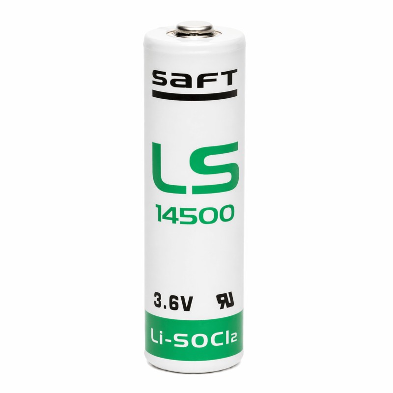 Batteria Litio SAFT LS14500 3,6V 2600mAh – Pila AA Li-SOCl2 Professionale per Settore Medicale, Indu