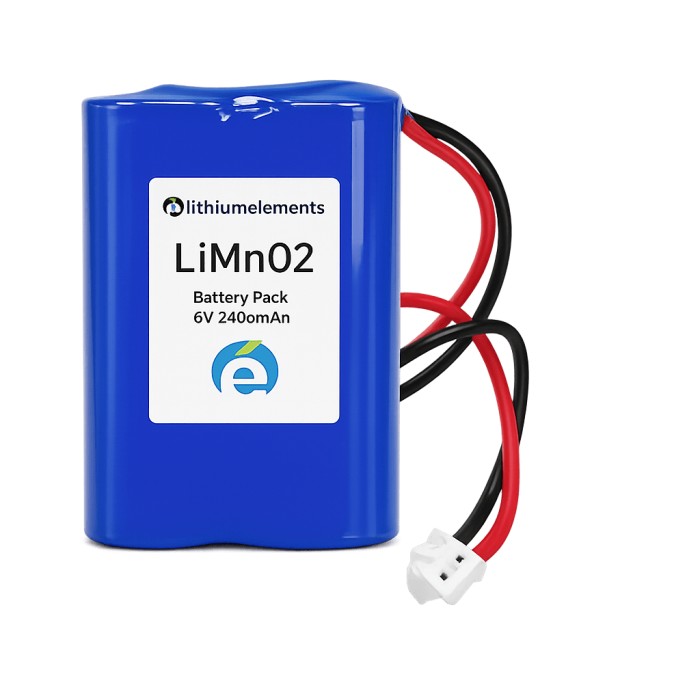 Batteria Ricambio Telepass 6V 2600mAh – Pacco Litio CR17450 con Connettore PHR2 a 2 Vie (Alta Durata