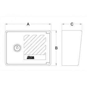 Sélecteur de volet motorisé conteneur encastré 2055 zippo