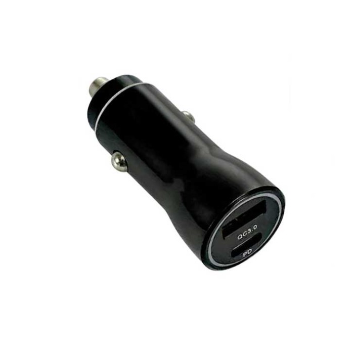 Alimentatore per auto 2 USB-A / USB-C carica veloce 3A 415SUC37CVI