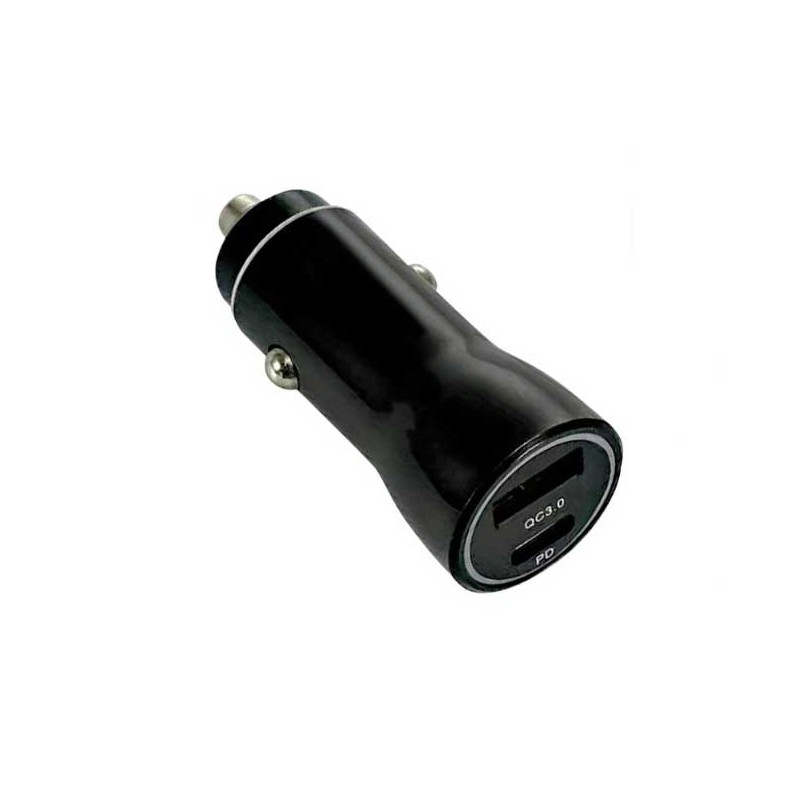 Alimentatore per auto 2 USB-A / USB-C carica veloce 3A 415SUC37CVI