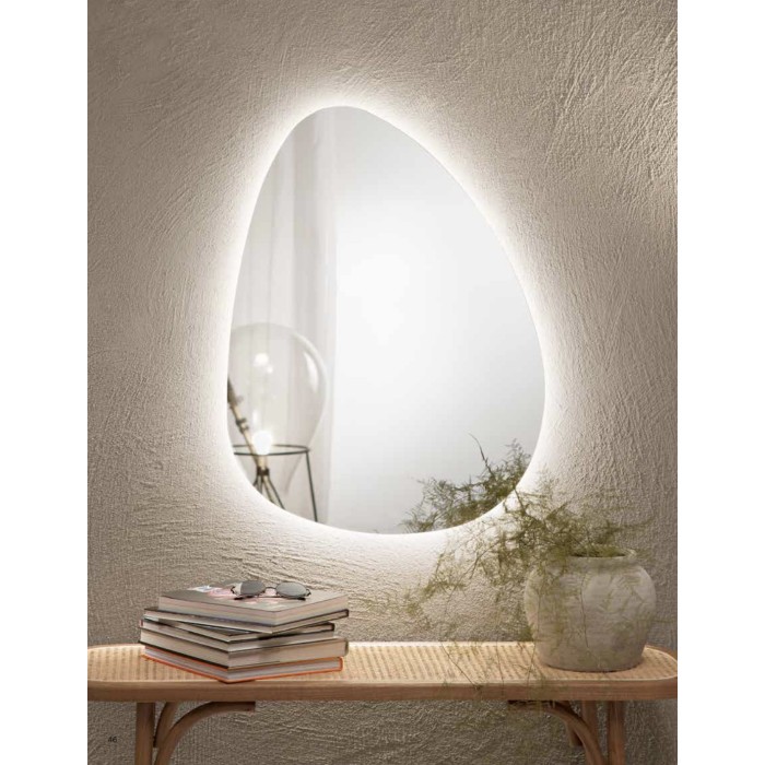 Specchio DROP 60 × 80 cm con LED CCT a 2 temperature di colore 2