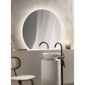 Specchio ALBA 80 × 69 cm con illuminazione LED CCT a 2 temperature e triplo fissaggio