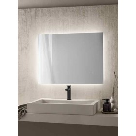 Specchio HALO 80 × 60 cm rettangolare con LED CCT a 3 temperature, touch dimming
