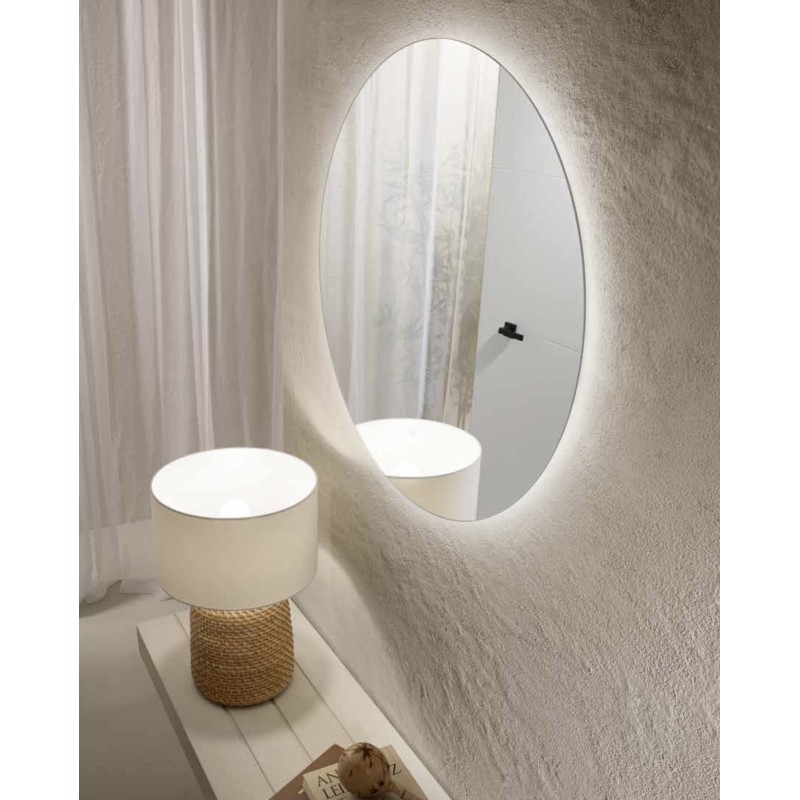 Specchio EYETECH Ø 100 cm tondo con LED CCT a 3 temperature e touch dimming