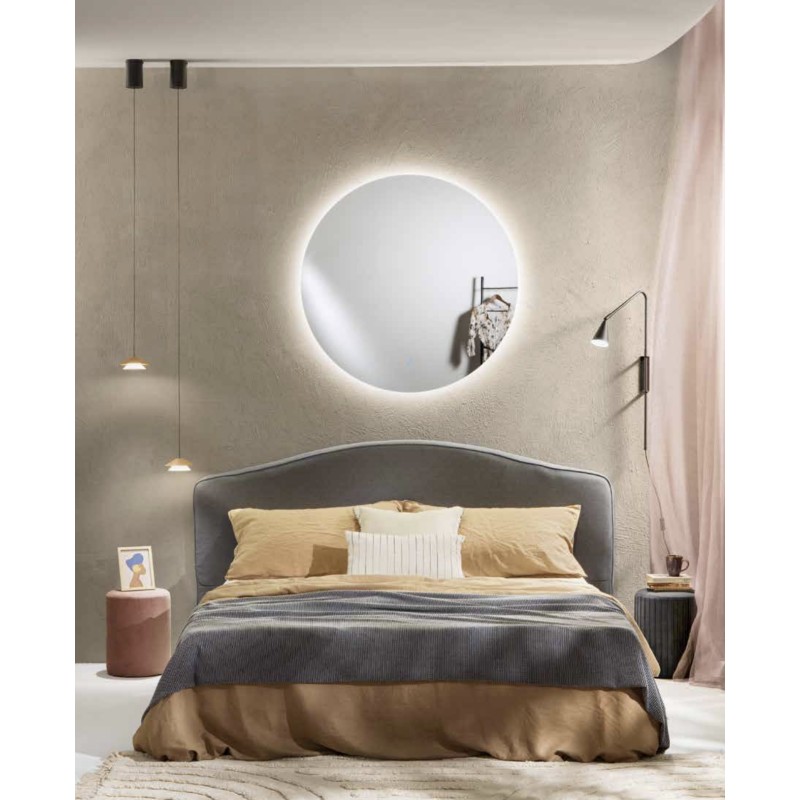 Specchio EYETECH Ø 100 cm tondo con LED CCT a 3 temperature e touch dimming
