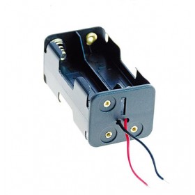 Porte-piles 4 stylets aa compartiment à piles