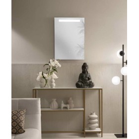 Specchio LINEA 50 × 70 cm rettangolare con LED CCT a 3 temperature e touch dimming