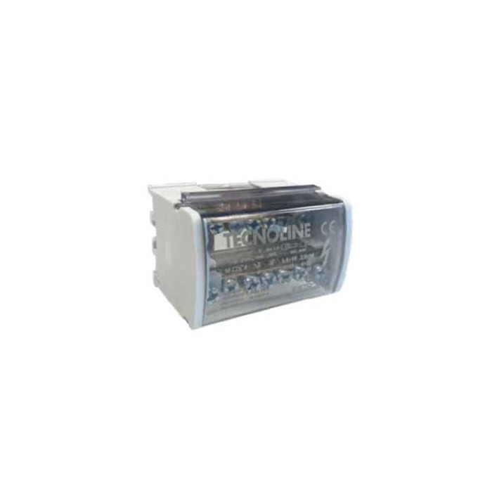 Morsettiera Elettrica di distribuzione bipolare 100A 7fori EATB207