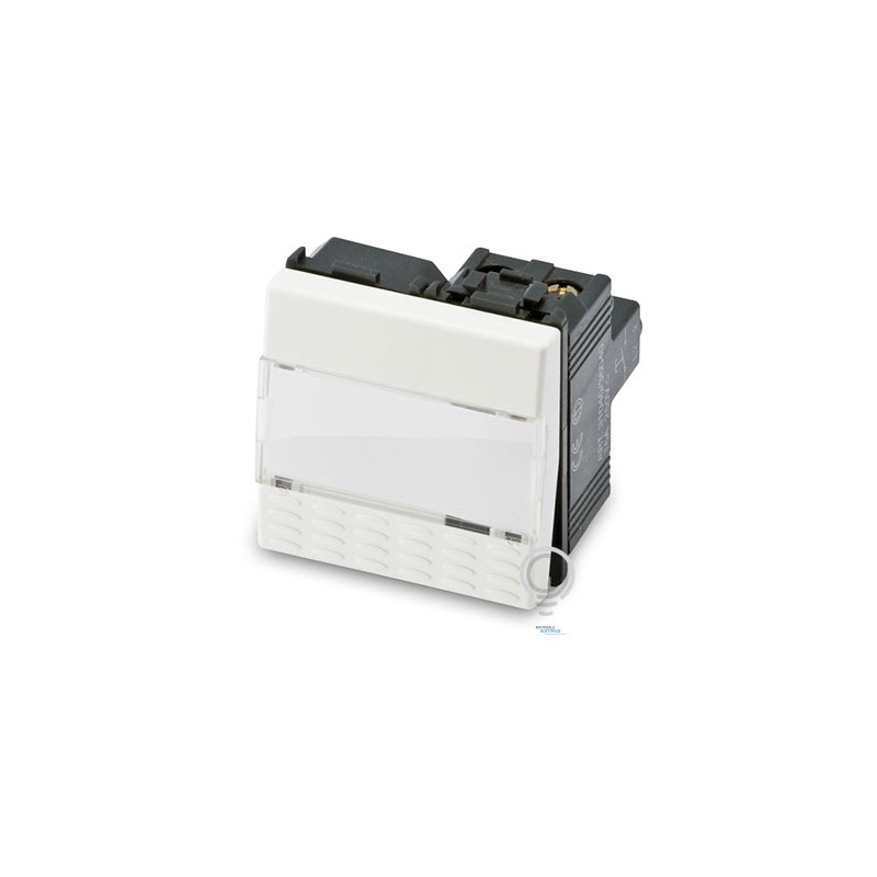 Pulsante portanome elettrico predisposto spia...