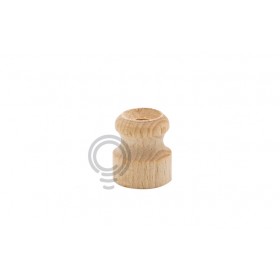 Isolatore in legno per cavo elettrico treccia vintage illuminazione