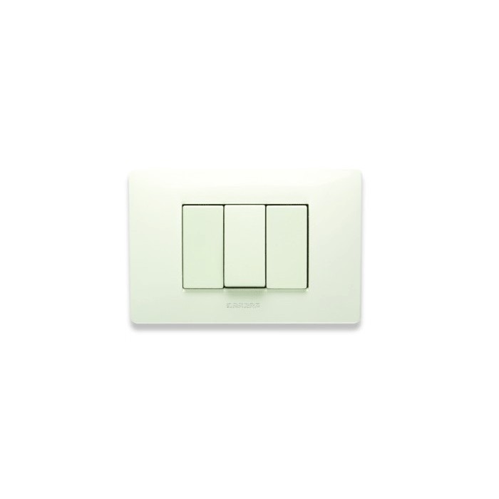 Assiette 3 places aspen mix blanc 21mx103 master