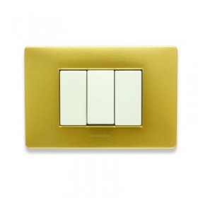 Placca seire mix master 7posti star dust 21mx327 elettricità 