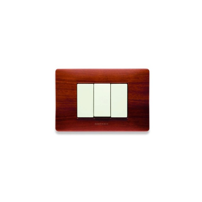 Mix placca 3 posti essenza cherry