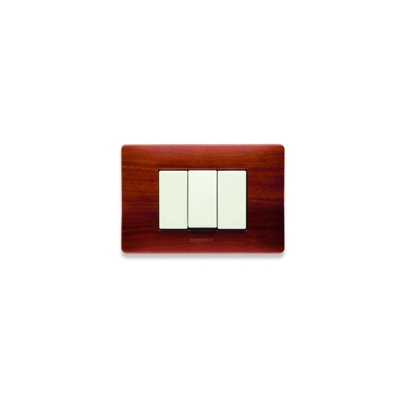 Mix placca 3 posti essenza cherry