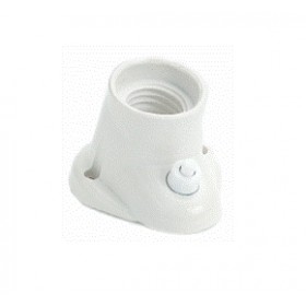 E27 wall base ceramic lamp holder antique vintage ignition switch