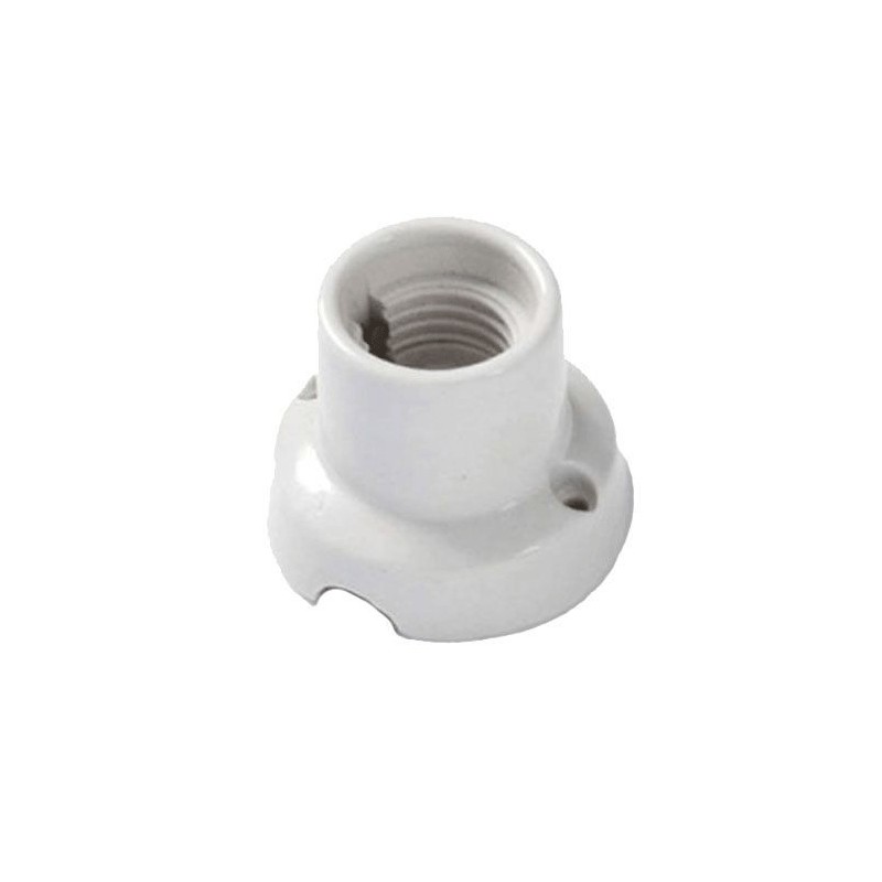 Straight base lamp holder ceramic wall fixing...