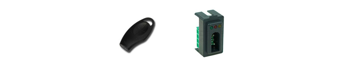 Lecteur de clé pour alarme