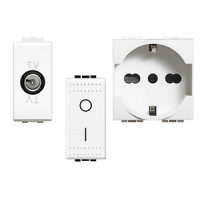 Plaques blanches Lumière Vivante électrique bTicino